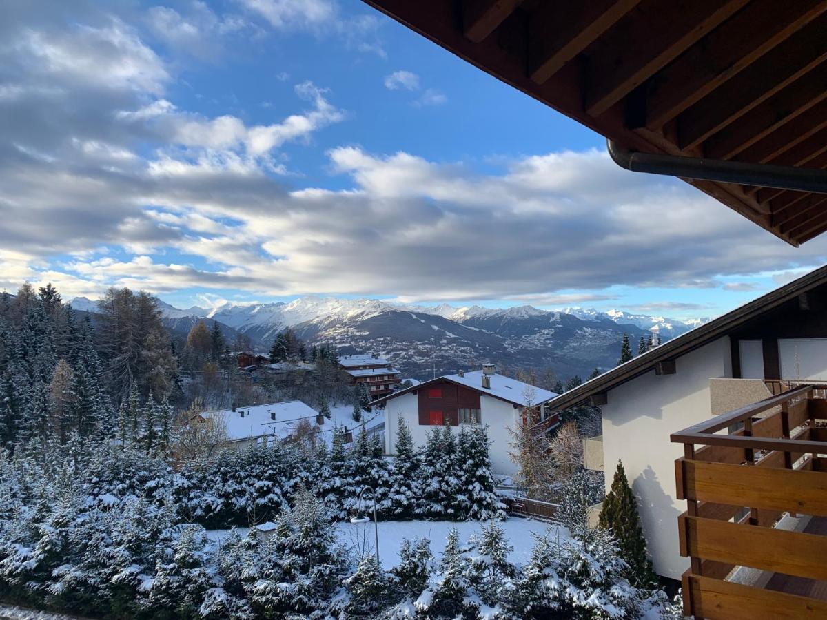 Ferienwohnung La Jacinthe De Crans Exterior foto