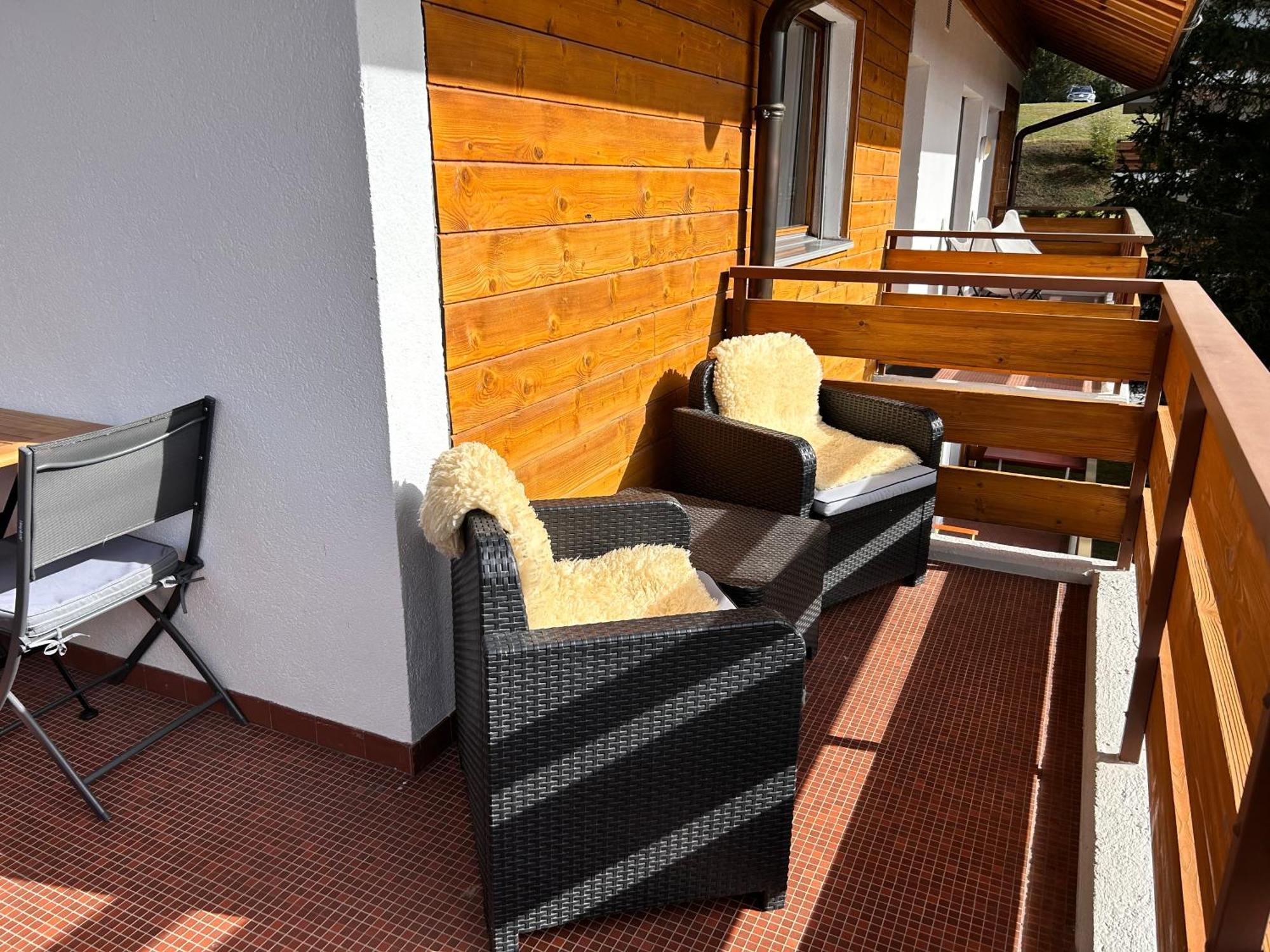 Ferienwohnung La Jacinthe De Crans Exterior foto